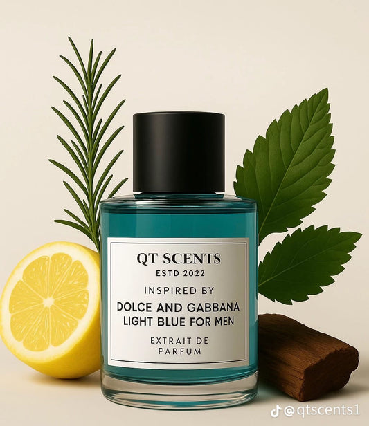 Inspired by Dolce and Gabbana light blue for men